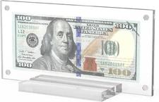 Dollar Bill Frame, Dollar Bill Currency Display Holder Money Frame for Collector