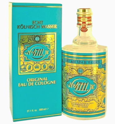 Echt Kolnisch Wasser No 4711. Eau De Cologne SEALED BOX 27oz / 800ml XL Size Btl