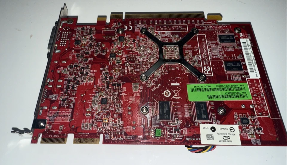 HP ATI Radeon HD 3650 102-b38101 PCI Graphics Video Card Full Profile Display X2 - Image 3 of 4