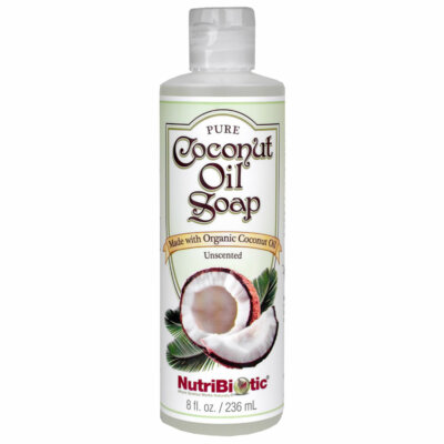 NutriBiotic - Organic Coconut Oil Soap, Unscented - Free of Parabens & Sulfates