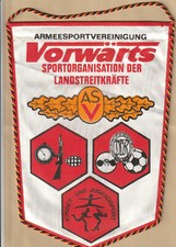 Wimpel DDR NVA  ASV Vorw&auml;rts Landstreitkr&auml;fte ca 27 cm x 20 cm