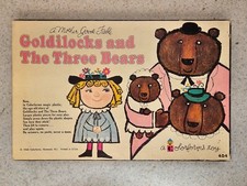 Mother Goose Goldilocks Three Bears Colorforms Toy Vintage 1968 Near Complete