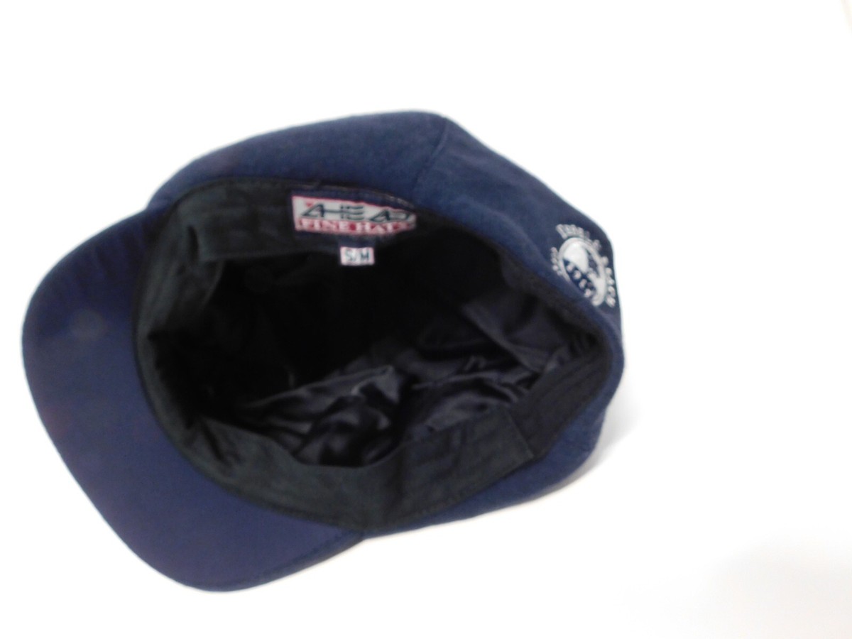 Pebble Beach Golf Links News Boy Cabbie, Golf Hat Navy Blue, White