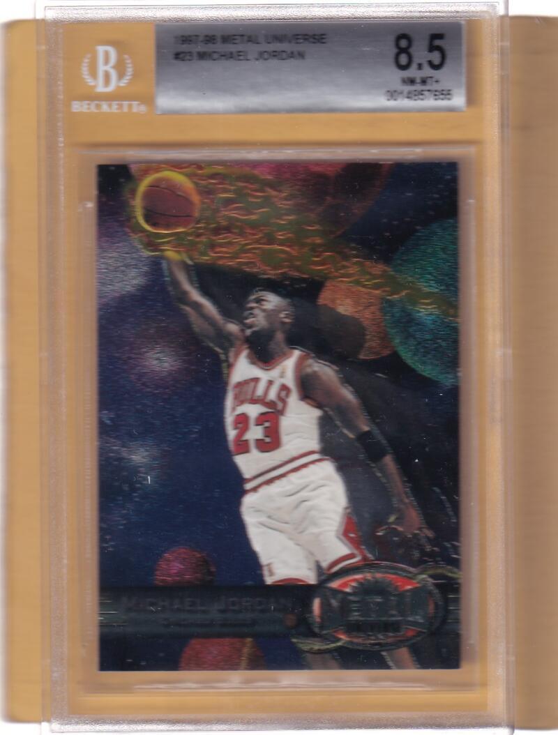 マイケル・ジョーダン 1997-98 l Universe Michael Jordan 1997 Metal Universe #23 Base Price Guide