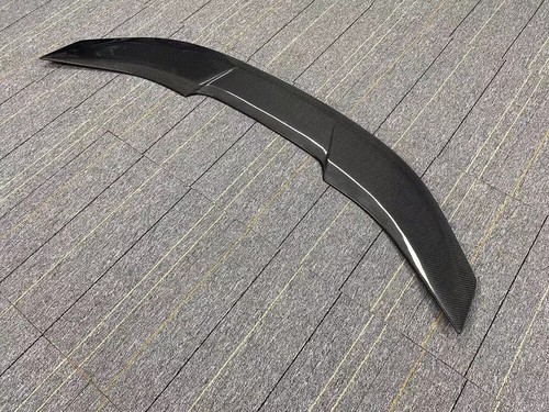 Car Rear Spoiler Lip Wings CPVER TRIM For Ferrari 488 2015-2018 Carbon Fiber - Picture 1 of 7