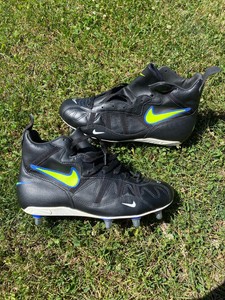 Nike Metal Vintage Tacos rugby alta para hombre Talla 11.5 Nuevo Sin Caja  Negro Verde Azul | eBay