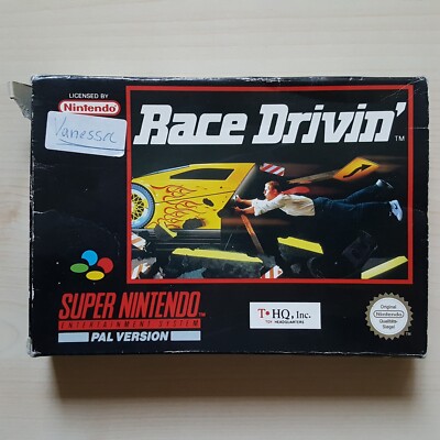 SNES Race Drivin OVP Lose Leere Verpackung Super Nintendo Box Only