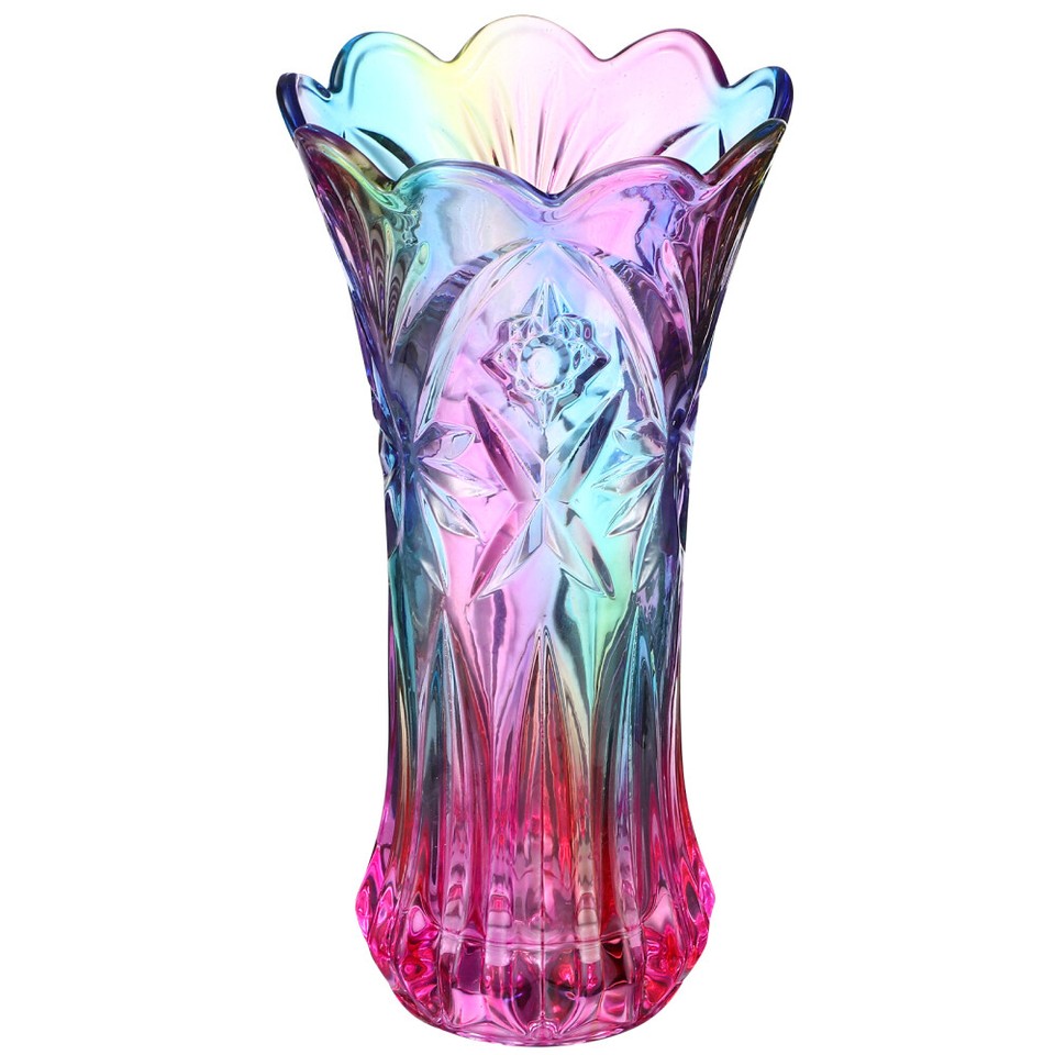 Galaxy Vase Colorful Vases Flower Unique Glass Beautiful Office eBay