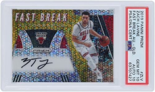 Zach LaVine Bulls Signed 2019-20 Panini Prizm Break #FB-ZLV Zach LaVine Bulls Signed 2019-20 Panini Prizm Break #FB-ZLV