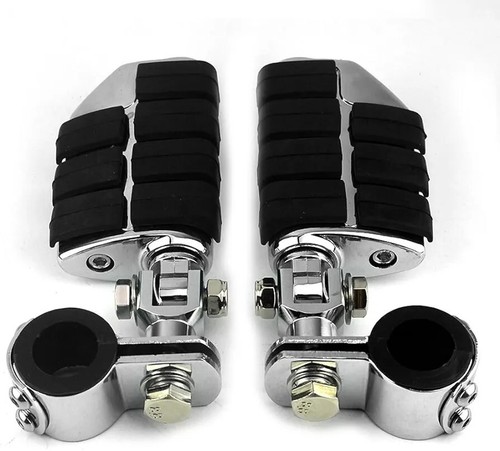 Junjumoto Adjustable Highway Foot Pegs Chrome NEW - Bild 5 von 11