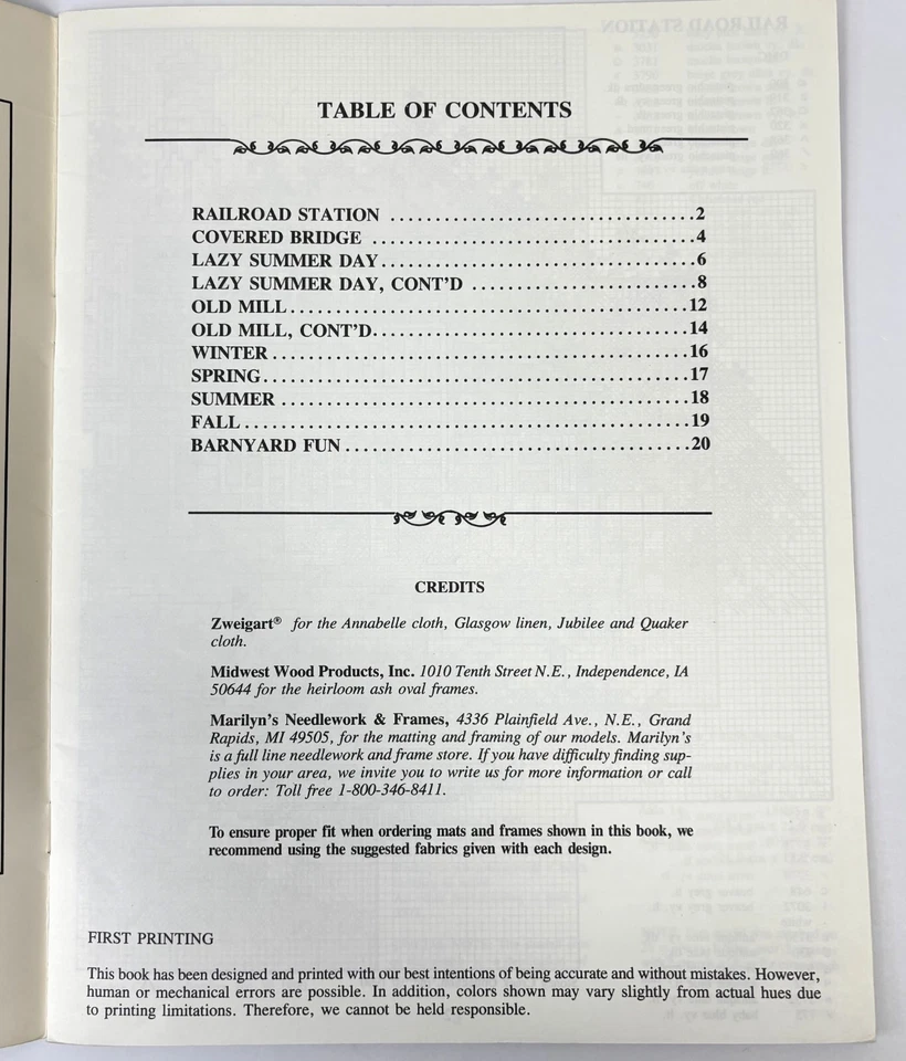 Stoney Creek Collection (Book 83) Cross Stitch Patterns - The Scenic Route - Image 2 of 4