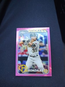 2024 Topps Chrome - Pink Refractor #72 Nick Gonzales (RC)(JGA)