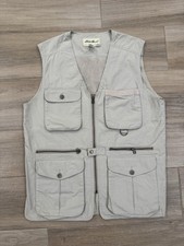 Vintage Eddie Bauer Mens Vest FITS MEDIUM-LARGE Fishing Safari Cargo Outdoor Y2K