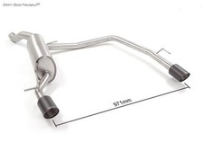 Ragazzon Duplex Sportauspuff Seat Ibiza 6F 1.0l TSI je 90mm Carbon