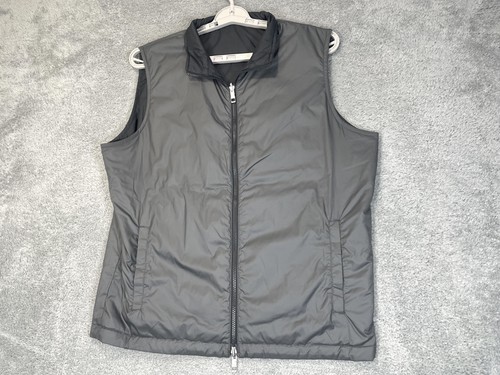 Peter Millar Vest Men Large Gray Reversible Full Zip Two-Way Golf Light MF22Z102 - Picture 15 of 19