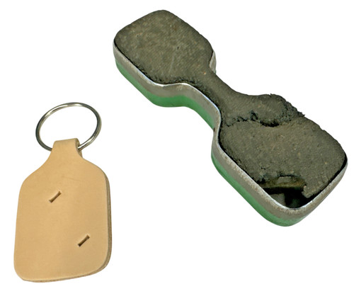 Rectangular Key Fob w Round Corners Clicker Die - Leather Cutting Tool - Steel