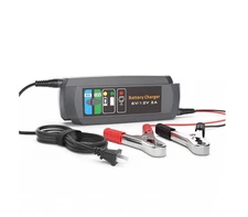 2A Smart Car Battery Charger, 6V and 12V Automotive Charger, Battery Maintain...
