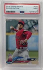 2018 Topps Update Series - Shohei Ohtani #US1 Pitching, Red Jersey (RC) PSA 9