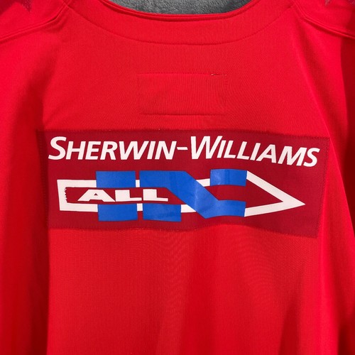 Camiseta deportiva de hockey Nike Team Canada 2014 XXL roja Sherwin Williams parches cosidos raros - Imagen 18 de 18
