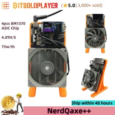 Powerful Bitcoin Miner NerdQaxe++, 4.8TH/s BM1370 Chip BTC Solo Lottery Miner