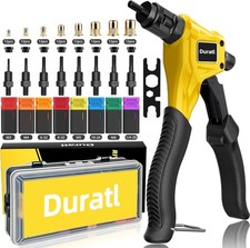 Rivet Nut Tool Kit, 8-Inch Hand Rivnut Tool for Tight Spaces, Nutsert Tool Kit w