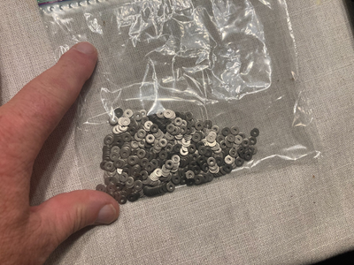 #ad 500 pcs MS1579 802 Stainless Steel military Washer New Never Used $15.00