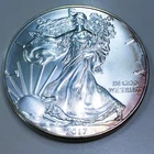 2017 1 oz American Silver Eagle .999 Silver Beautiful Uncirculated Coin