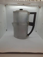 Antique Wear-ever Aluminum Drip Coffee Pot. 4 Pieces