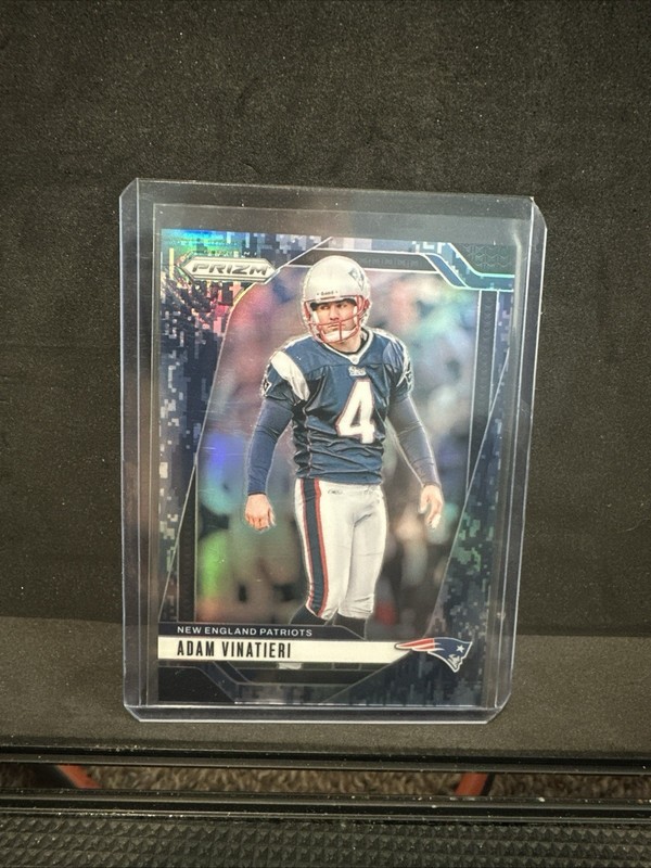 2024 Panini Prizm Adam Vinatieri Navy Camo Prizm Color Match Jersey # 04/25