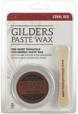 Baroque Art Gilders Paste 1oz-Coral Red