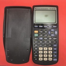 Texas Instruments TI-83 Plus Graphing Calculator - Works - Screen Has Dark Spot