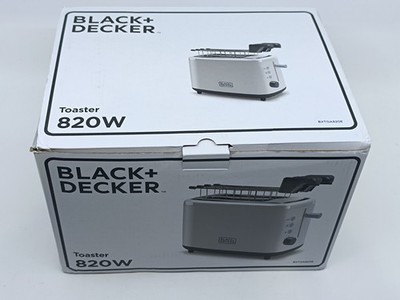 Black Decker Toaster Küchengeräte BXTOA820E Weiß Waffelbereiter _1,4_5