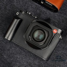 Genuine Leather Half Case For Leica Q3 Camera Retro Handmade Insert Black Brown