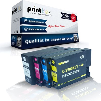 4x Ultra XL Tintenpatronen für Canon PGI2500-XL IB 4000 4050 MB 5000 5050 5300
