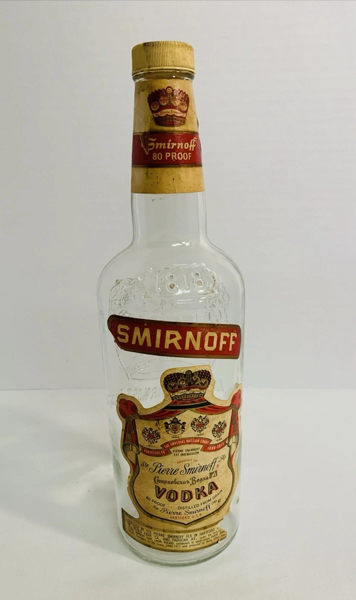 Smirnoff Bottle In Collectible Liquor Bottles (1900-Now) | eBay