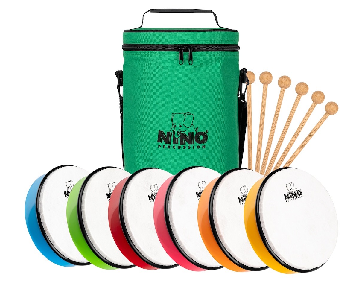 MEINL NINOSET45 8 Hand Drum Set (für 6 Kinder)