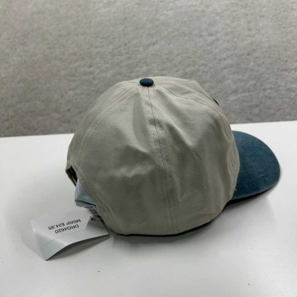 Sombrero Volkswagen Tiguan Adulto Ajustable OSFA Azul Beige Logo Nuevo con Etiquetas VW Foto 4 de 4