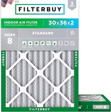 Filterbuy 30x36x2 MERV 8 Air Filter Replaceme...