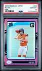 2024 Donruss Optic Bo Nix Rated Rookie Pink Prizm #209(RC) PSA 10 💎🔥