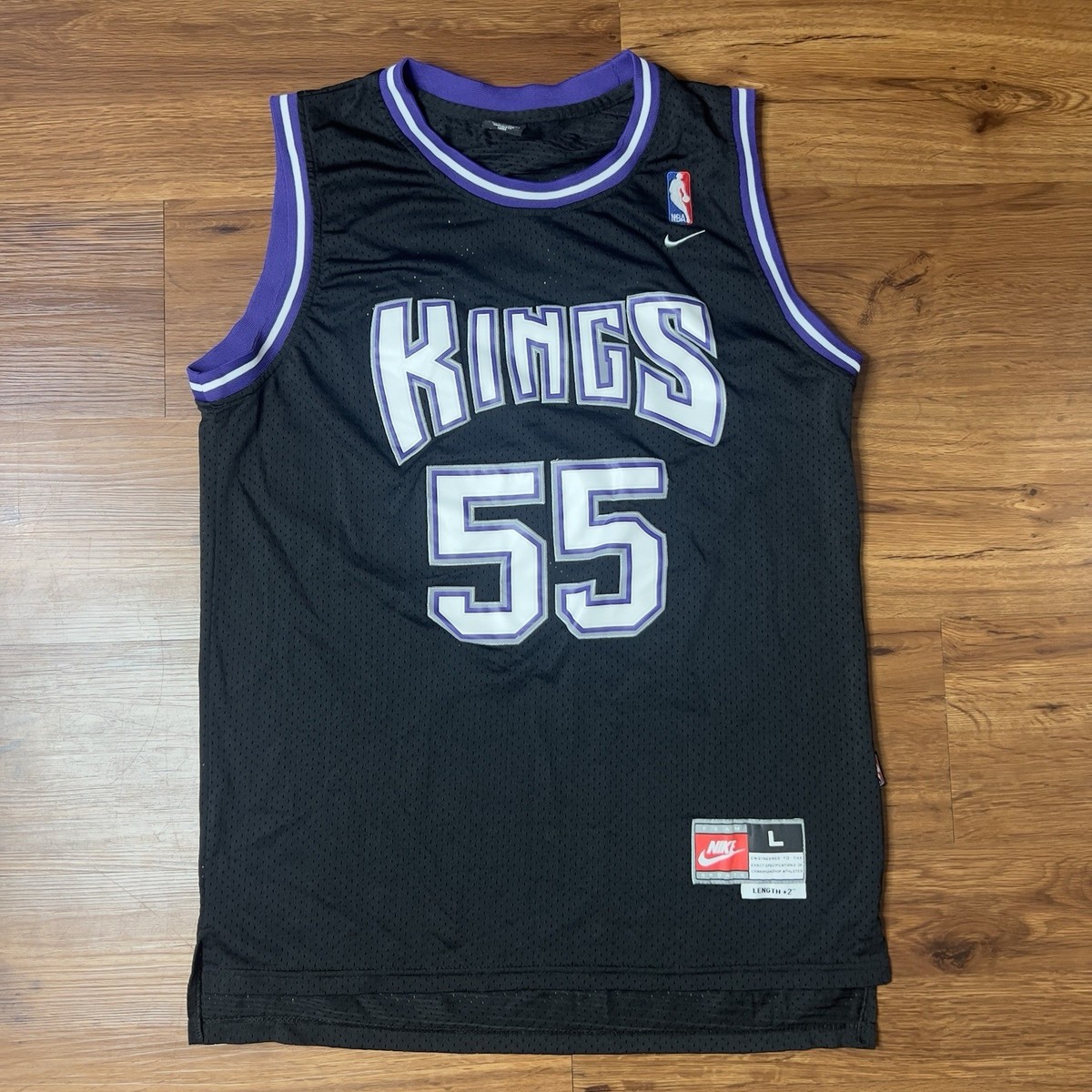 KINGS WILLIAMS 55 ブラックジャージ L Vintage Sacramento Kings Jason Williams Nike Black Jersey L