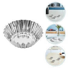 30pcs Mini Pie Pans: Stainless Steel Individual Tartlet Dishes - Metal Muffin