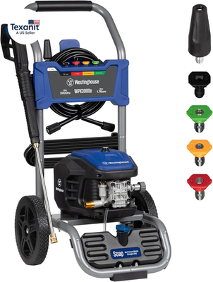 #ad Wpx3000E Electric Pressure Washer 3000 Max PSI and 1.76 Max GPM Induction Moto $461.80