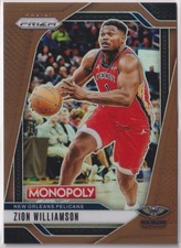 Zion Williamson 2024-25 Panini Prizm Monopoly Brown Prizms #61 /299