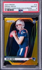 2024 Panini Prizm Drake Maye Gold RC PSA # 1/10 - Future Super Bowl MVP Gem