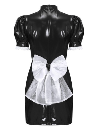 Damen Kleid Musik Kostüm Teddy Uniform Karneval Kurzarm Cosplay Anime - Bild 39 von 46