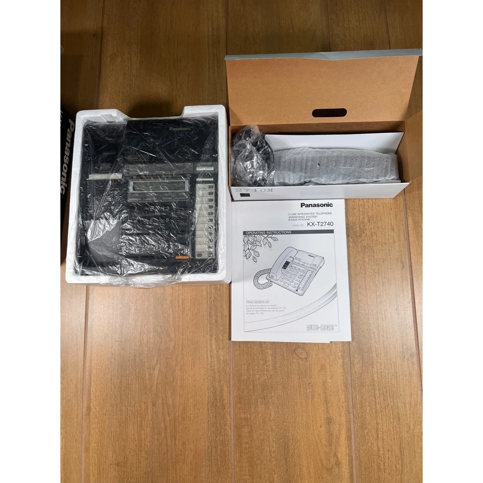 Nuevo sin etiquetas Panasonic KX-T2740 Easa Teléfono 2 Líneas Sistema Telefónico Integrado Lógica Automática Foto 3 de 4