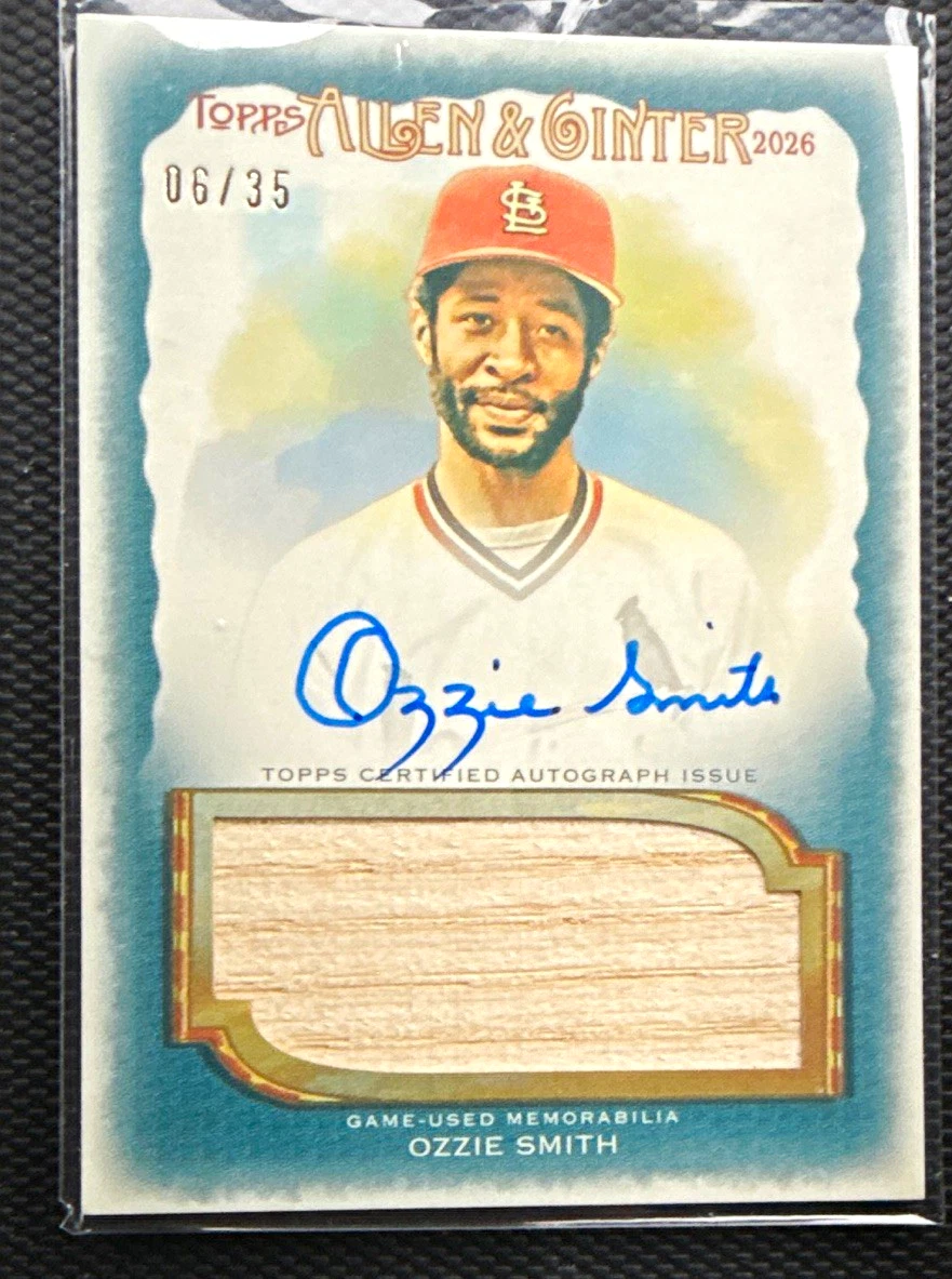 25+ Ozzie Smith Autograph Baseball Cards for sale | Updated Oct 2026