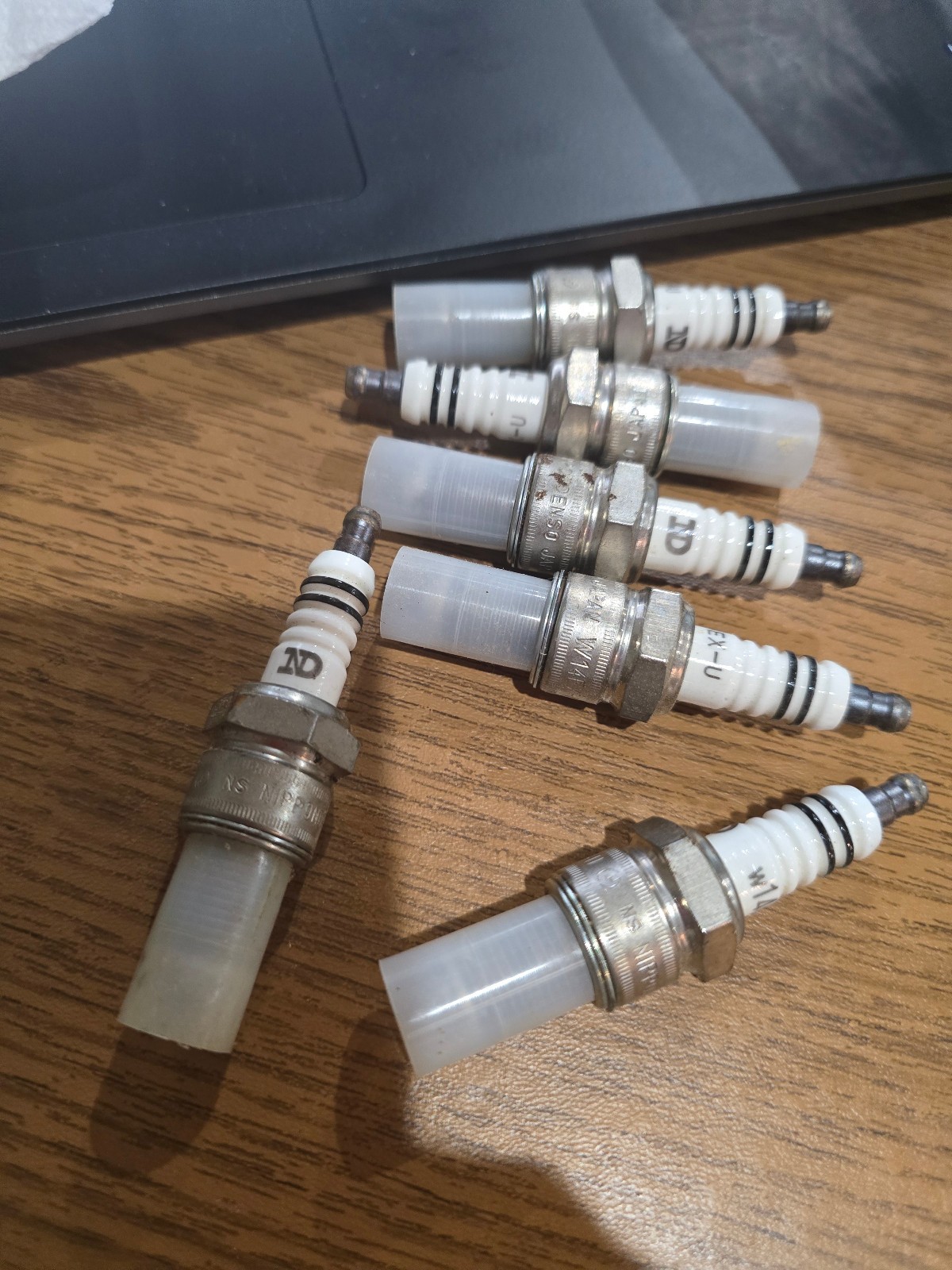 NOS Nippon Denso ND W14EX-U Spark Plugs Open Box for six 6