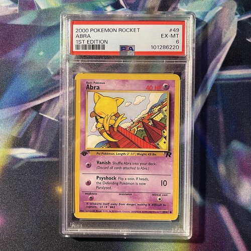 Abra (1st Edition) graded PSA 6 for sale on eBay