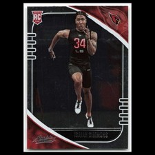 Isaiah Simmons Rookie #140 2020 Panini Absolute Arizona Cardinals Football Card. rookie card picture